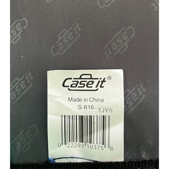 Case It S-816 Royal Blue 2" 3-Ring Flap Closure Binder Organizer - Picture 4 of 4